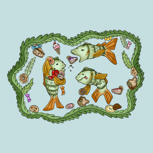 1. Le goûter des poissons