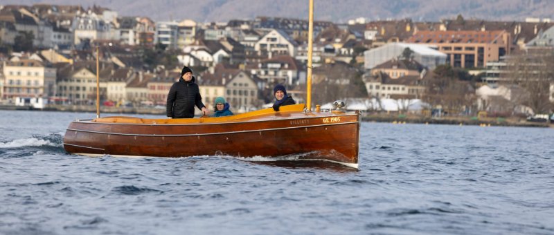 Gilliatt en route pour le chantier naval, le 24 janvier 2025 / Photo Nicolas Lieber